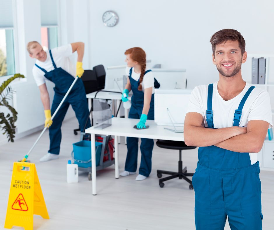 GH Reinigungsteam in Aktion